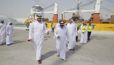Arrival of First Vessel at Hamad Port’s Strategic Food Security Facilities Terminal