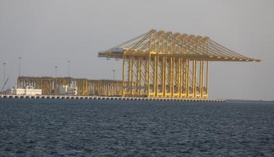 Hamad Port cranes … amongst the most advanced in the world