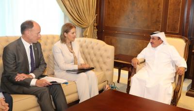 HE The Minister Meets with Netherlands Director of Foreign Trade Affairs