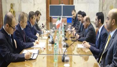 Minister Holds Talks with Italian Minister of Economic Development