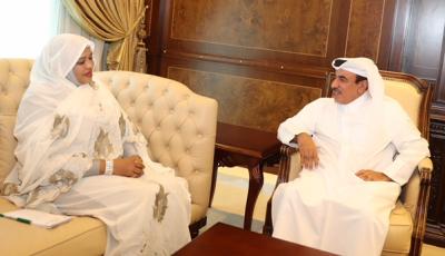 وزير المواصلات والاتصالات يجتمع مع وزيرة الاتصالات وتكنولوجيا المعلومات بجمهورية السودان