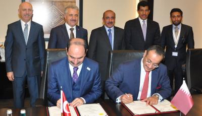 HE the Minister Witnesses Signing of Postal Cooperation Agreement with Turkey PTT 