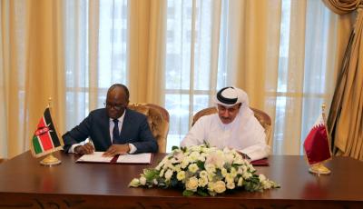 Minister, Kenyan Counterpart Sign on Increasing National Carrier’s Doha-Mombasa Flights