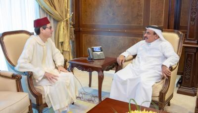 Minister Meets with Moroccan Ambassador