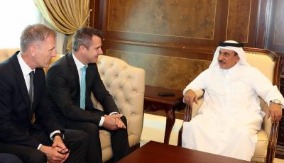 Minister Holds Talks with German Ambassador to Qatar