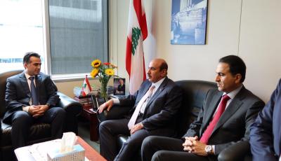 Minister, Lebanese Counterpart Review Relations