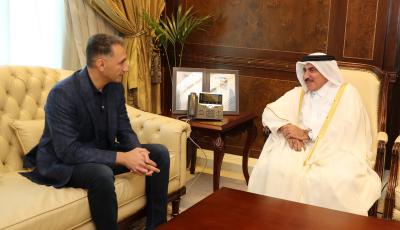 وزير المواصلات يجتمع مع وزير النقل والتنمية الرقمية الأذربيجاني