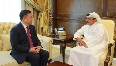 Minister Meets with China, Georgia Ambassadors