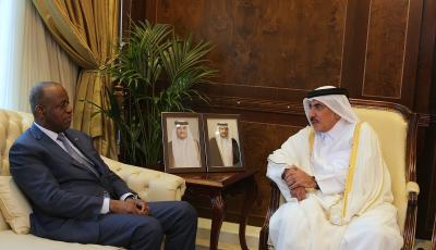 Minister Meets with Cote d'Ivoire Presidential Advisor, Transport Minister 