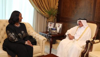 Minister Meets with Ethiopian Counterpart