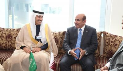 Minister Meets with KSA Transport, Logistic Services Minister