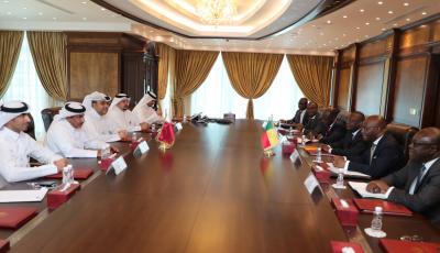 Minister meets with Republic of Benin’s Ministers of Foreign Affairs and Infrastructure and Transport