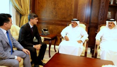 Minister Meets with Tajik Civil Aviation General Authority Chairman
