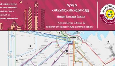 Ministry Releases Revamped Bus Map in Qatar