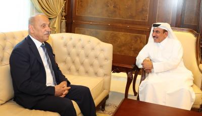 MOTC Minister meets his Iraqi counterpart