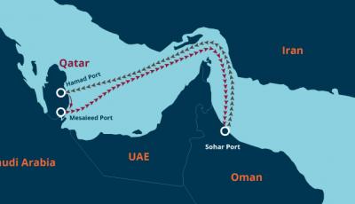 The Ministry announced the launch of a new shipping line between Qatar and Oman. 