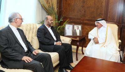Minister Meets with Iran’s Roads, Urban Development Minister