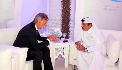 HE The Minister Holds Talks with a Number of Ministers  
