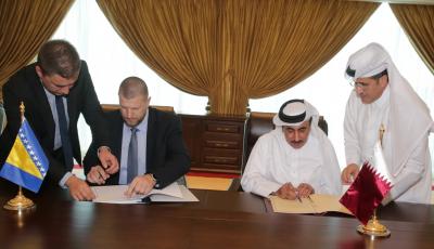 Qatar, Bosnia and Herzegovina, sign Air Transport Agreement