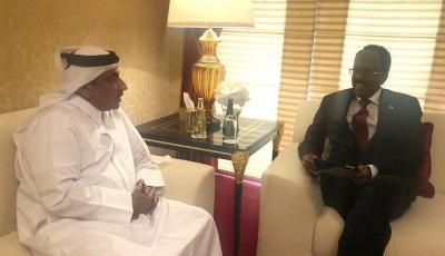 Somali President Meets with Minister Al-Sulaiti