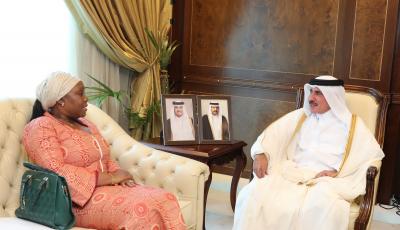 Minister Meets with Liberian Foreign Affairs Minister