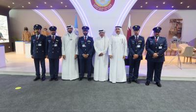 Minister Visits Qatar Armed Forces Pavilion at Egypt Int’l Airshow
