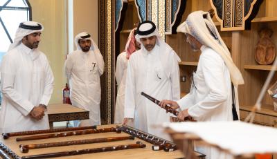 MinisterInauguratesAlYezwaMarketatAl-RuwaisPort